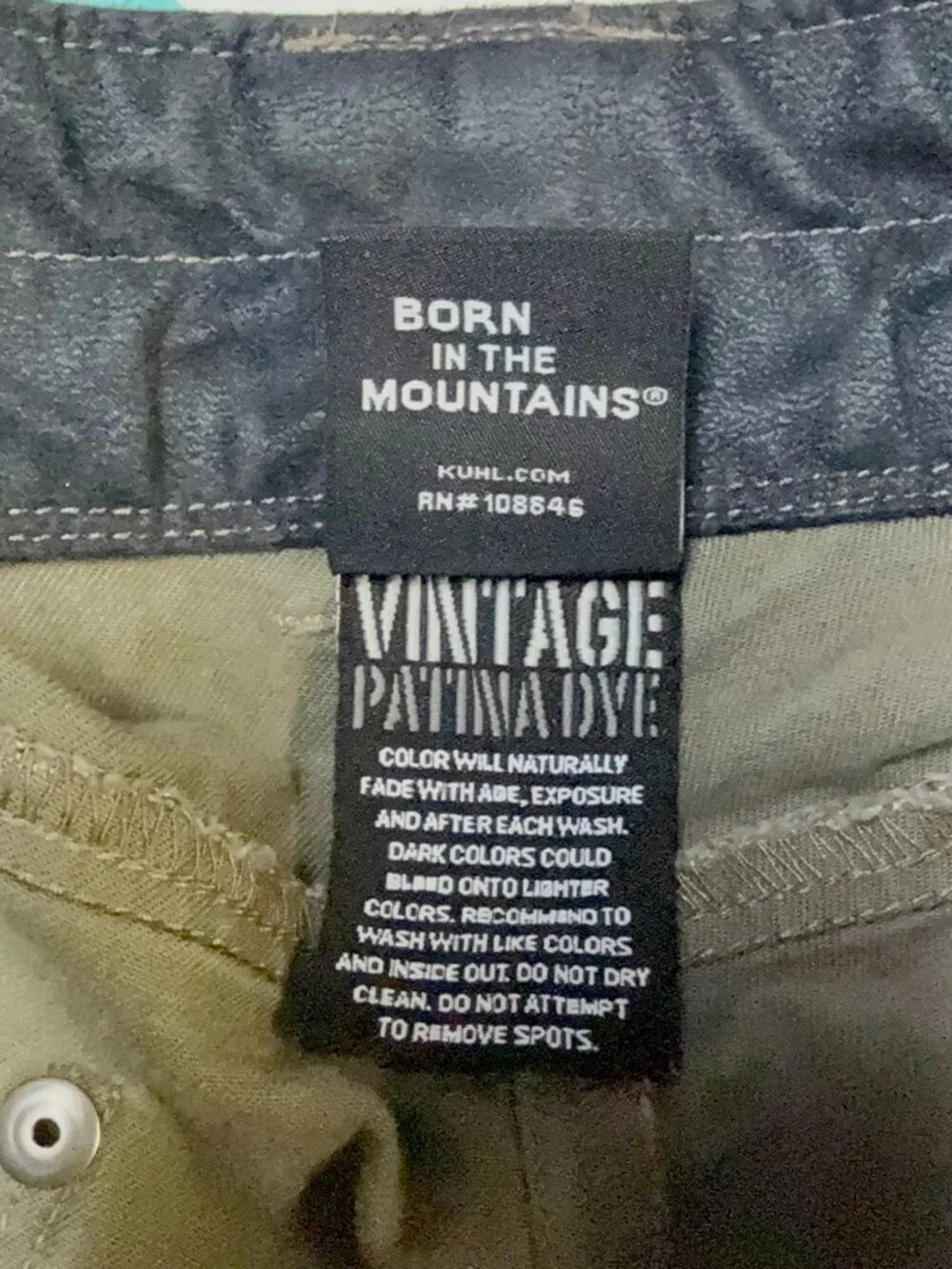 KÜHL Men’s Rydr‎ Pants 34x34 Brown Vintage Patina Dye GUC